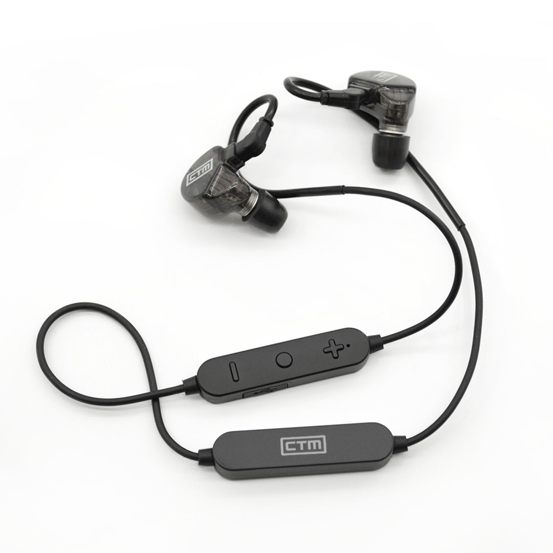 CTM In-Ears Smart Cable | Wireless Cable | 2-Pin 0.78mm | Bluetooth 5.0 | Mic | Inline Controls CTM