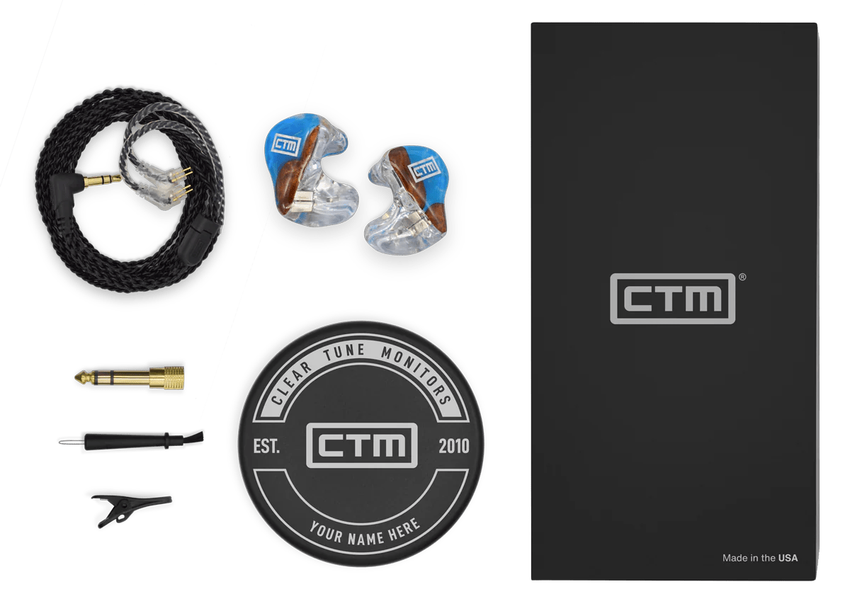 CTM CT-400 Pro | 4-Driver Custom In-Ear Monitor | by Clear Tune Monitors