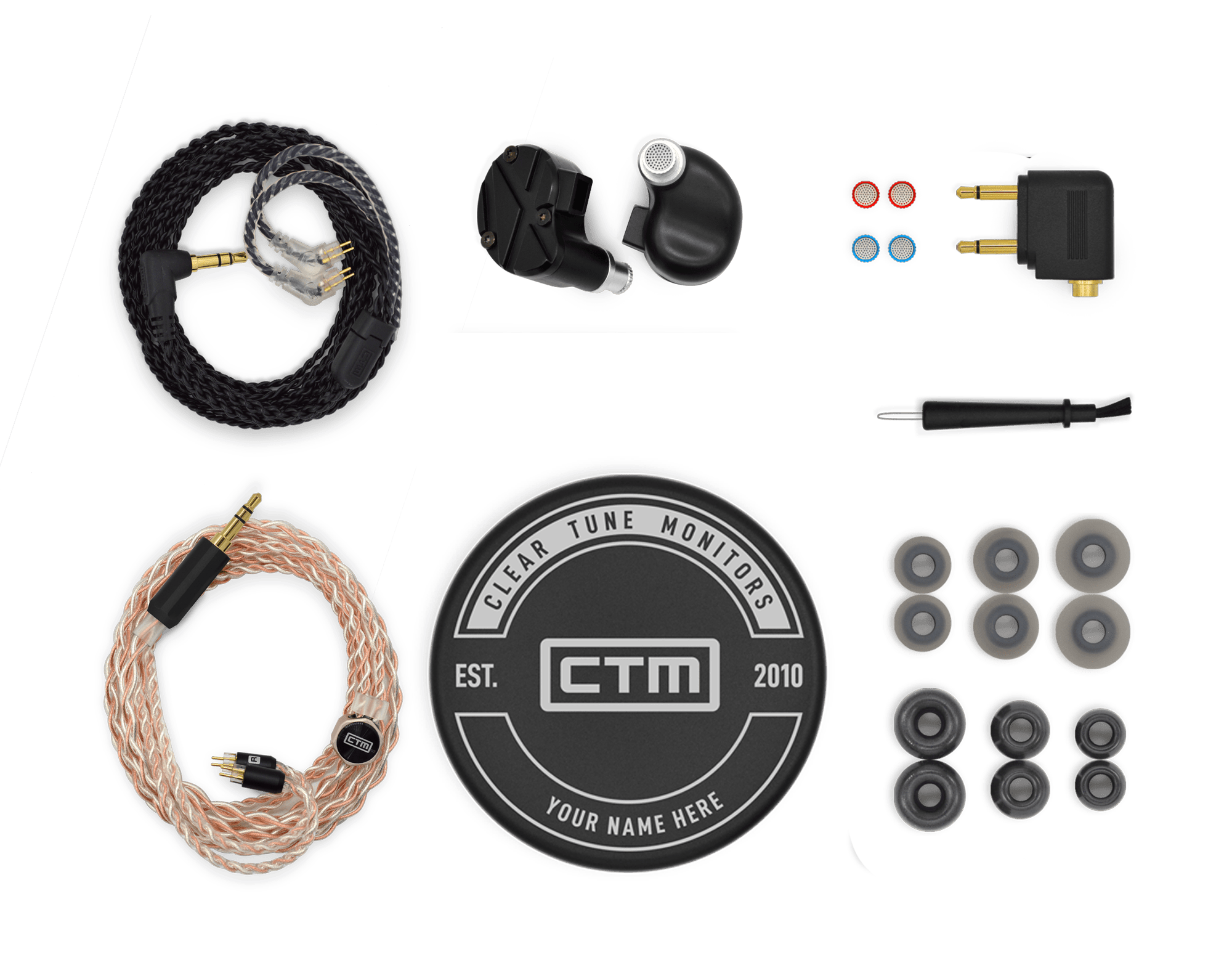 CTM Da Vinci X - HIFI 10 - Driver Wired Earphone by Clear Tune Monitors - Clear Tune Monitors