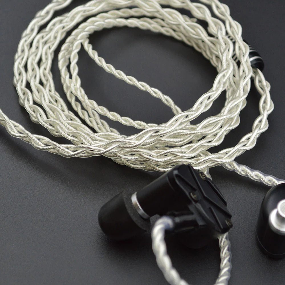 CTM Okoi Silver 4 - Wire Premium in - Ear Cable by Clear Tune Monitors - Clear Tune Monitors