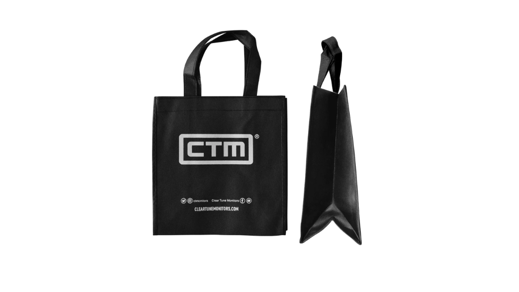 CTM Reusable Bag - Clear Tune Monitors