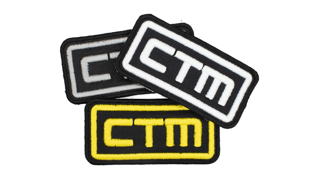 CTM Sew On Patches - Clear Tune Monitors