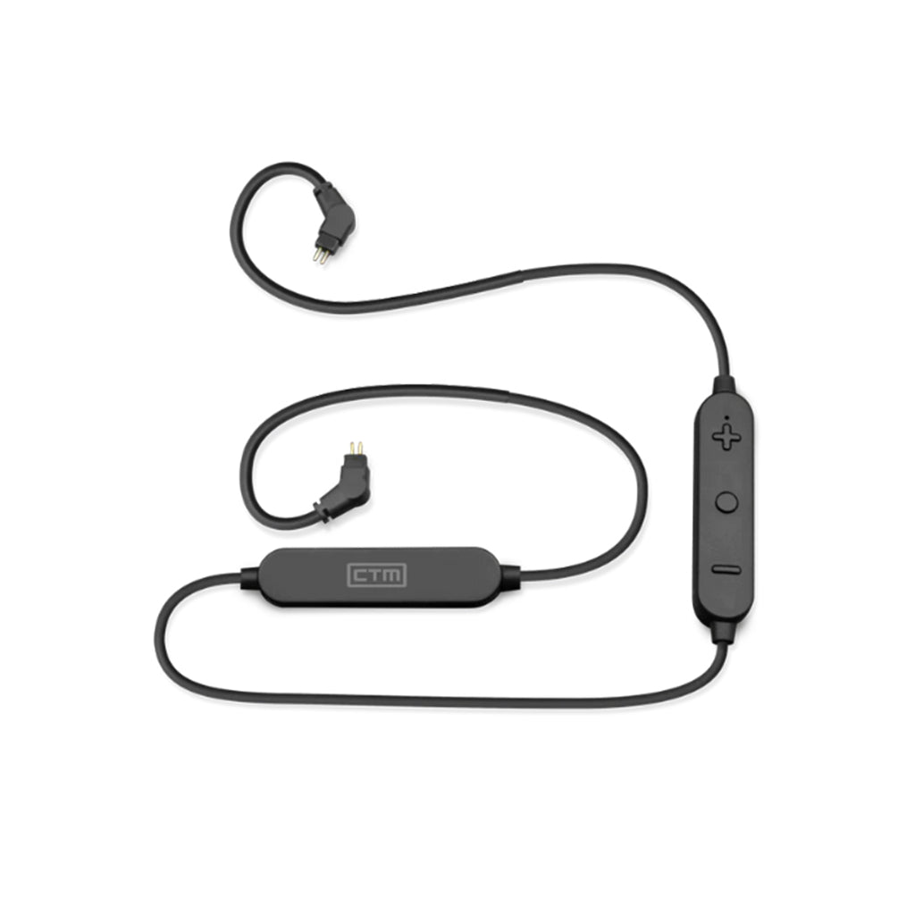 CTM In-Ears Smart Cable | Wireless Cable | 2-Pin 0.78mm | Bluetooth 5.0 | Mic | Inline Controls