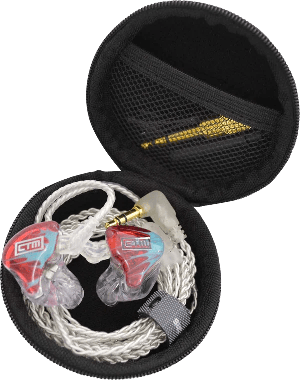 CTM Zipper Case - Clear Tune Monitors