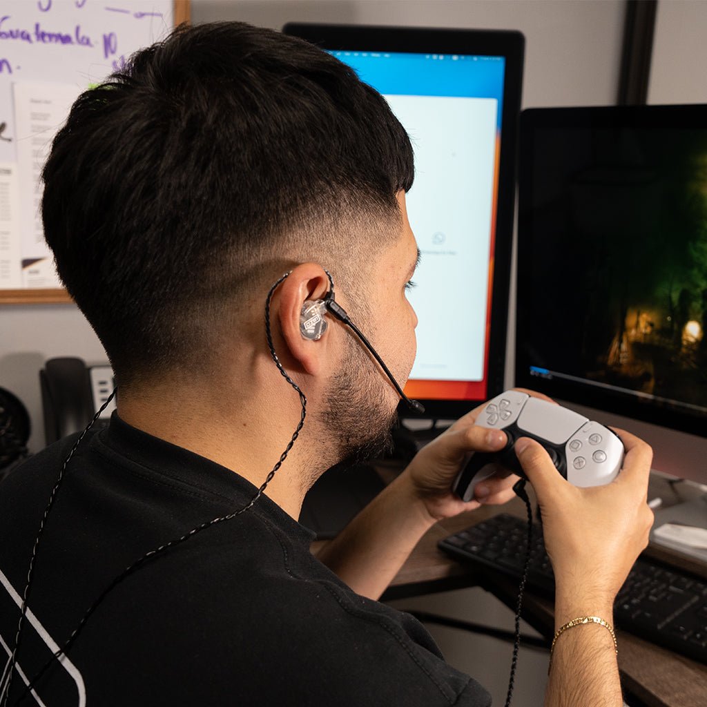 GAMERVOX™ Gaming Comms Cable - Clear Tune Monitors