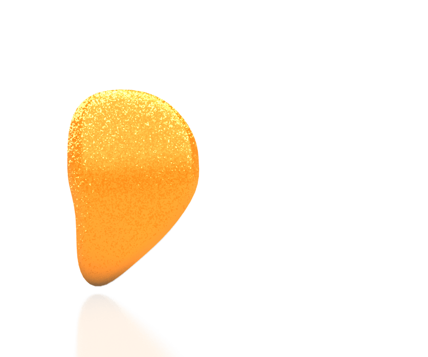 Solid Orange Sparkled Faceplate