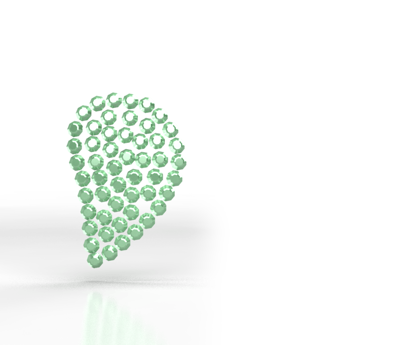Light Green Swarovski Crystals