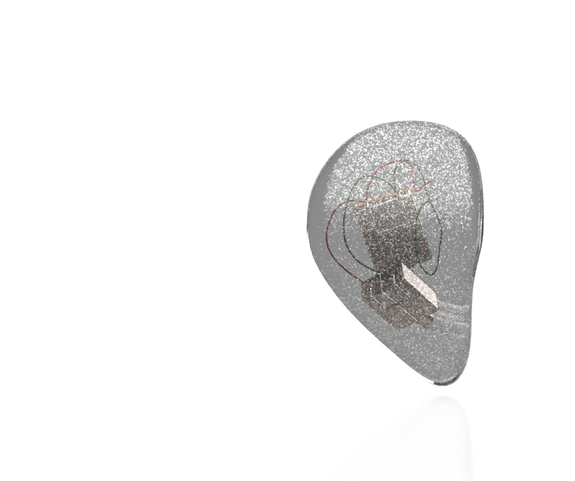 Translucent Black Sparkled Faceplate