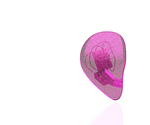 Load image into Gallery viewer, Translucent Hot Pink Sparkled Faceplate
