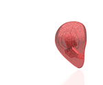 Load image into Gallery viewer, Translucent Red Sparkled Faceplate
