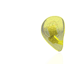 Load image into Gallery viewer, Translucent Yellow Sparkled Faceplate
