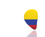 Load image into Gallery viewer, Colombia Flag Color Logo
