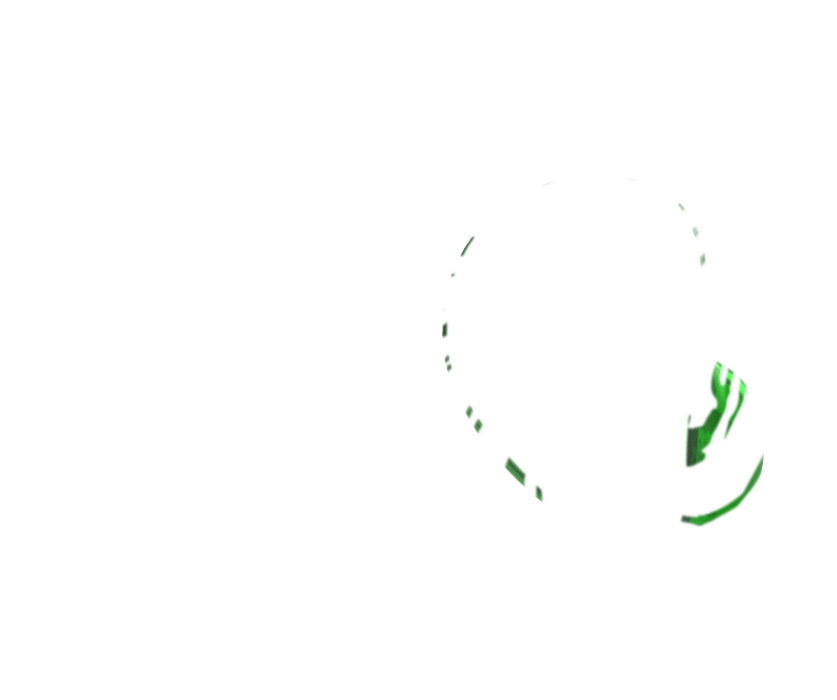 Translucent Green Swirl Shell