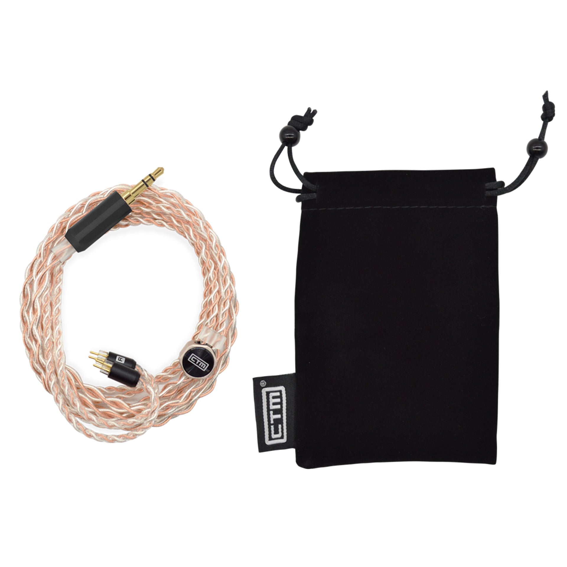 CTM Juba Hybrid Copper/Silver 4 - Wire Premium in - Ear Cable by Clear Tune Monitors - Clear Tune Monitors