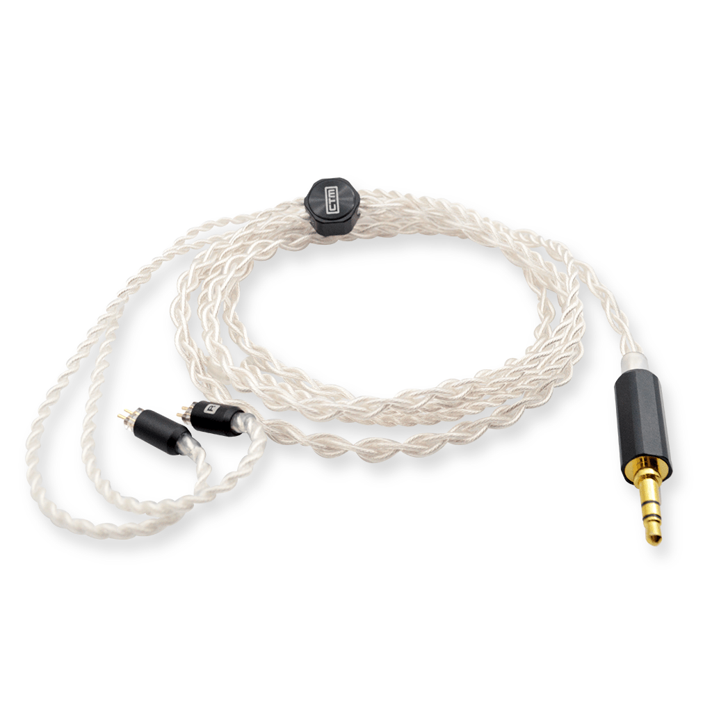 CTM Okoi Silver 4 - Wire Premium in - Ear Cable by Clear Tune Monitors - Clear Tune Monitors