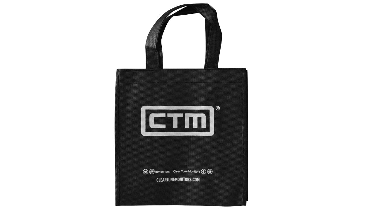 CTM Reusable Bag - Clear Tune Monitors